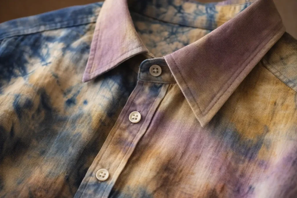 bright tie dye colors close up fabric